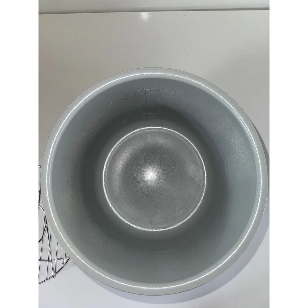 Ninja Foodi 6 Quart Ceramic Inner Pot and Reversible Steam Rack Replacement Set